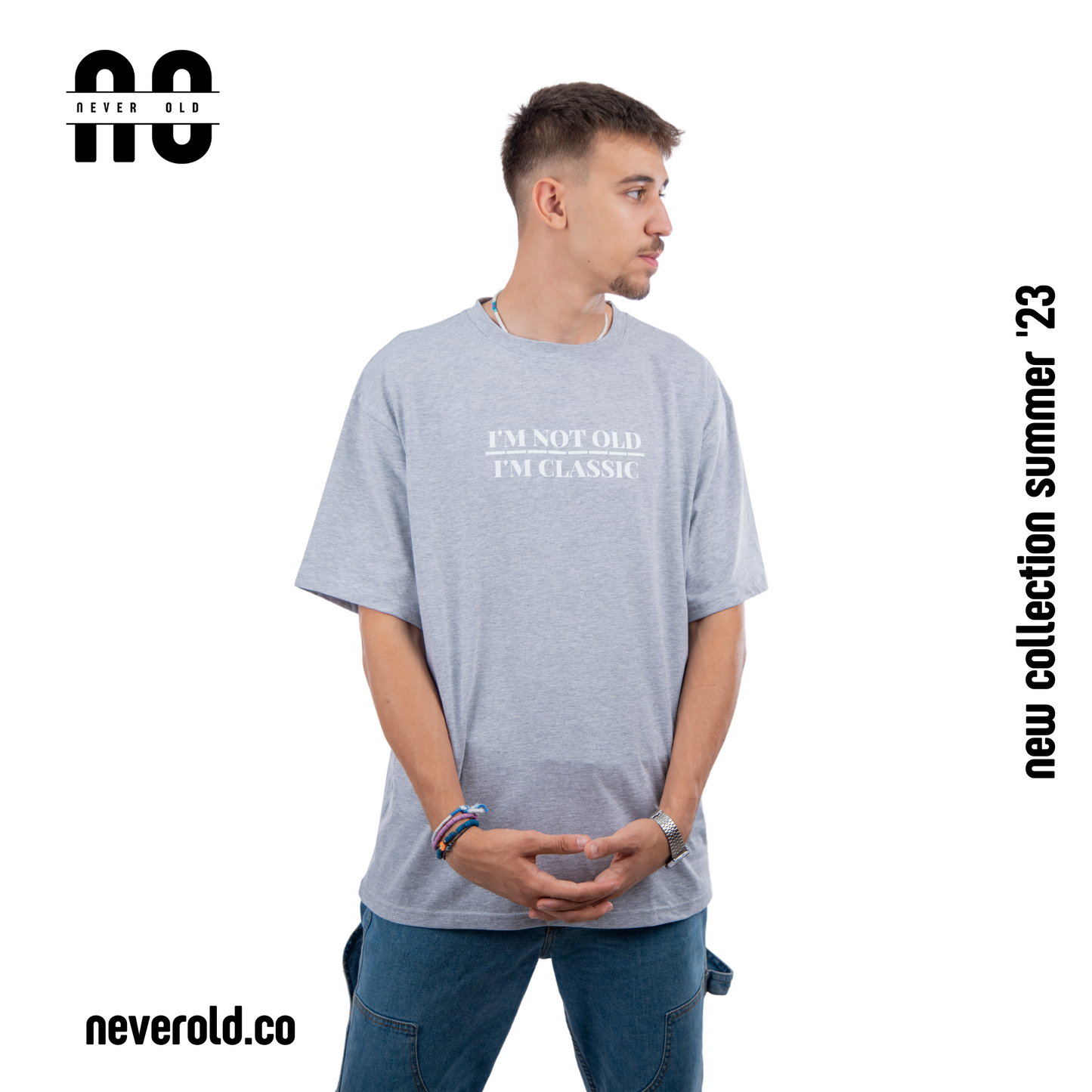 I’m not old I’m classic T-shirt -Lavender Gray