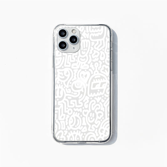 PATTERN 1 Phone case - white transparent