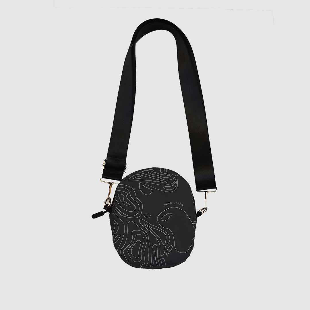 Black pattern Mini Bag