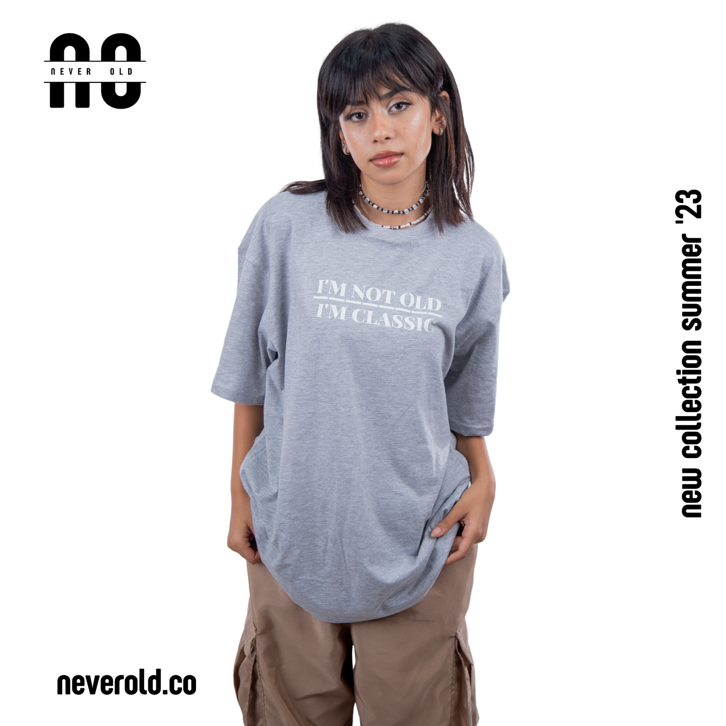 I’m not old I’m classic T-shirt -Lavender Gray