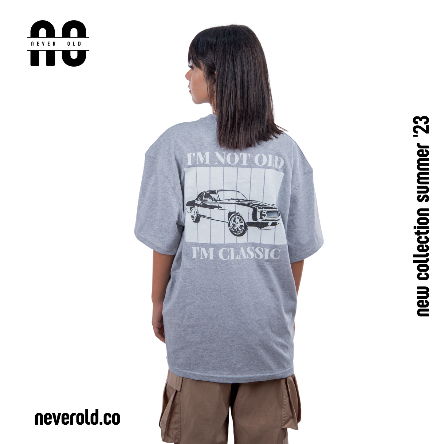 I’m not old I’m classic T-shirt -Lavender Gray