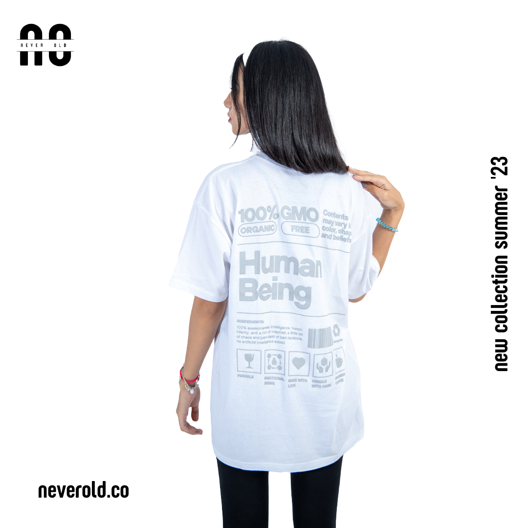 human being t-shirt - white