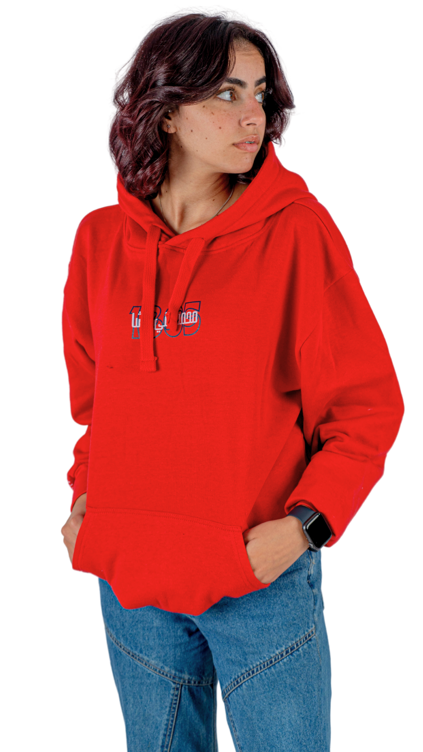 Mohamed Ali Basha hoodie - red