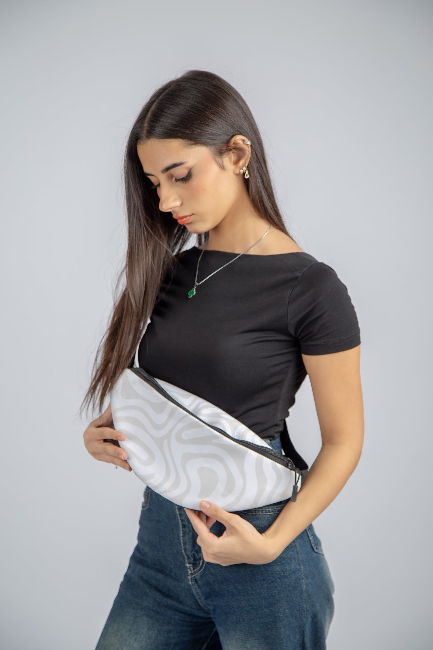 lined fanny pack