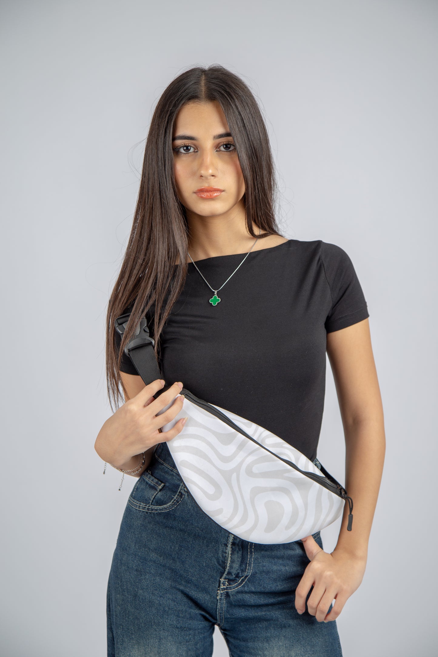 lined fanny pack