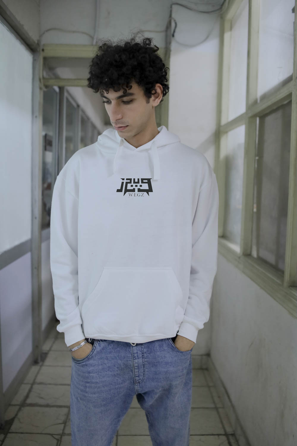 Wegz hoodie - white