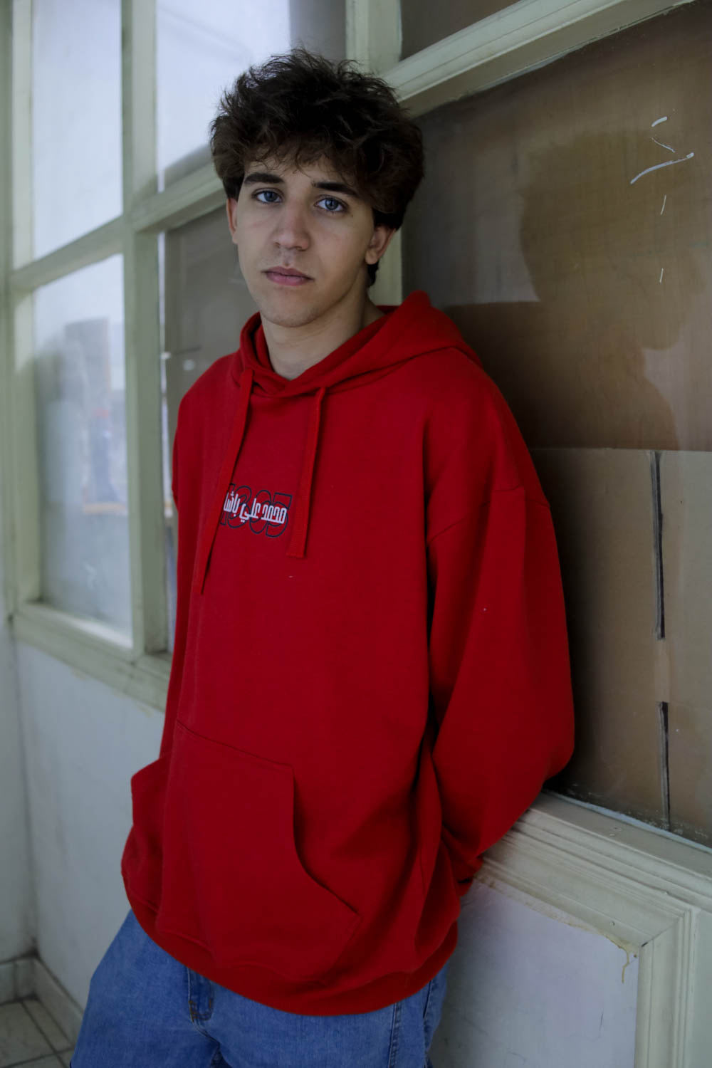 Mohamed Ali Basha hoodie - red