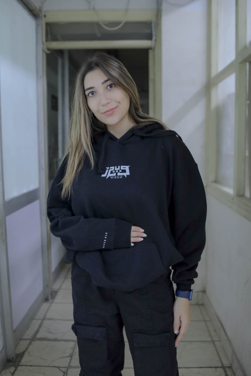 Wegz hoodie - black