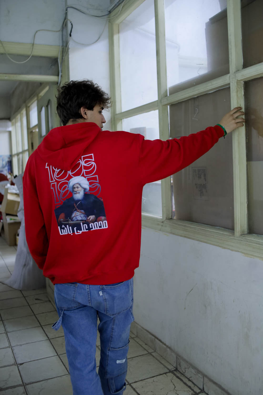 Mohamed Ali Basha hoodie - red