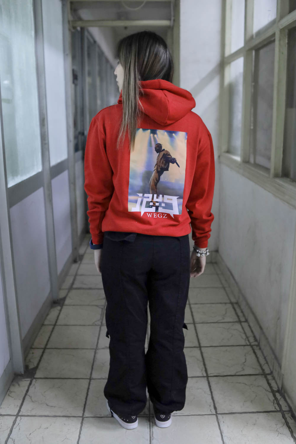 Wegz hoodie - red